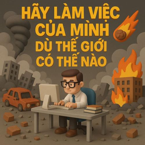 Hãy Làm Việc Của Mình Dù Thế Giới Có Thế Nào